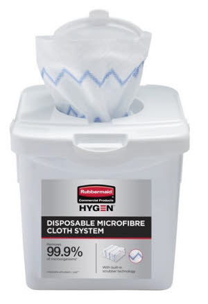 Rubbermaid Hygen Disposable Microfiber Charging Tub