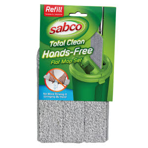 Sabco Total Clean Hands-Free Flat Mop Refill