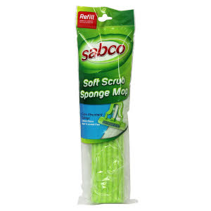 Sabco Soft Scrub SpongeMop Refill -Single