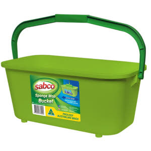 12.5 L Extra Wide Sponge Mop Bucket