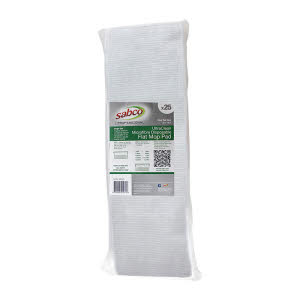 UltraClean Microfibre Disposable Flat Mop Pad 25PK