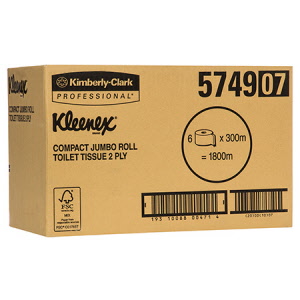 Scott Compact Jumbo Roll Toilet Tissue 2 Ply
