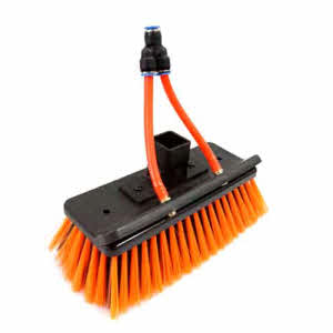 Shifter 220 Glass Cleaning Brush with Built-in Rinse Bar (8″)