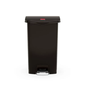 Choose Size and Colour: 30L Black Slim Jim Resin Front Step-On Container