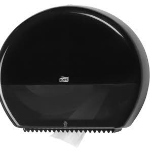 Black Jumbo Roll Toilet Paper Dispenser T1
