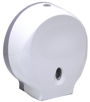 White Jumbo Toilet Roll Dispenser