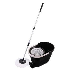 White Magic Spin Mop Duo - Hand and Foot Press Mop