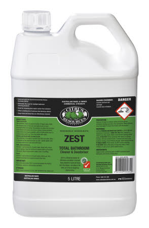 Zest Toilet Bowl and Washroom Cleaner - Citrus Resources
