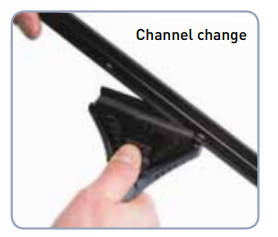 Unger Ergotec Ninja Squeegee Channel hi-Tech T6 Aluminium